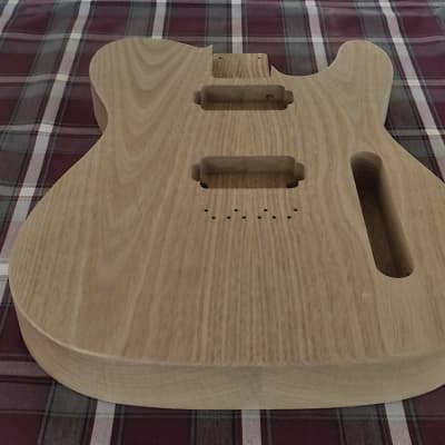 Woodtech Routing - 2 pc Catalpa Double Humbucker Telecaster Body - Unfinished image 3