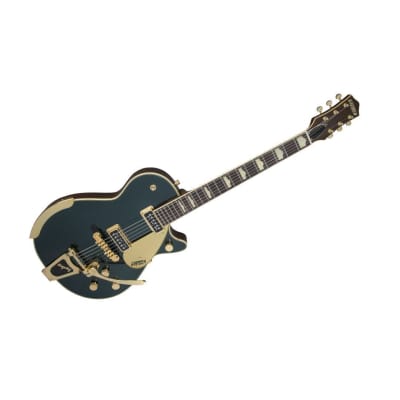 Gretsch G6128T-57 Vintage Select '57 Duo Jet 6-String Right-Handed Electric Guitar with Bigsby, Rosewood Fingerboard, Dual TV Jones and T-Armond Pickups (Cadillac Green) image 3