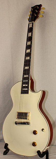 Used Rock N Roll Relics Fifty Two 52 Model Les Paul Style Guitar White  David Allen Pickup