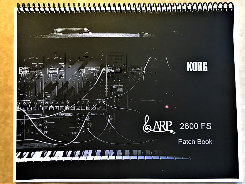 Korg ARP 2600 FS Patch Book image 1