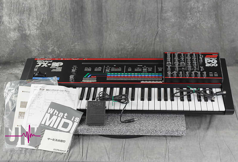 Roland JX-3P 61鍵シンセサイザー PG-200付き Roland JX-3P 61-Key