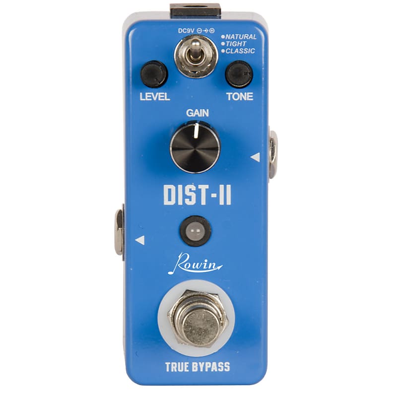 Rowin DIST II LEF-301B Distortion Guitar Effect Pedal True Bypass Ships Free image 1