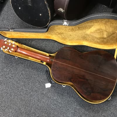 Wilson WS200 classical guitar handcrafted in Japan 1969 by Shinano co. in Brazilian rosewood back and sides in very good-excellent condition for age with vintage hard case . for sale