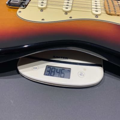 Fender American Deluxe Stratocaster Left-Handed 60th Anniversary with Maple Fretboard 2006 3-Color Sunburst USA LH image 14