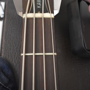80's Kawai  F2B bass   4 string vintage Natural finish  with OHSC (rare) image 17