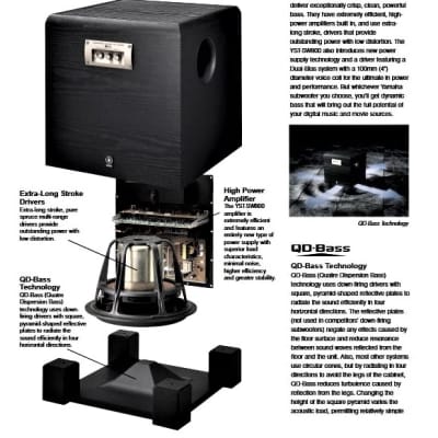 YAMAHA YST-SW800 High-End active SUBWOOFER (NP800