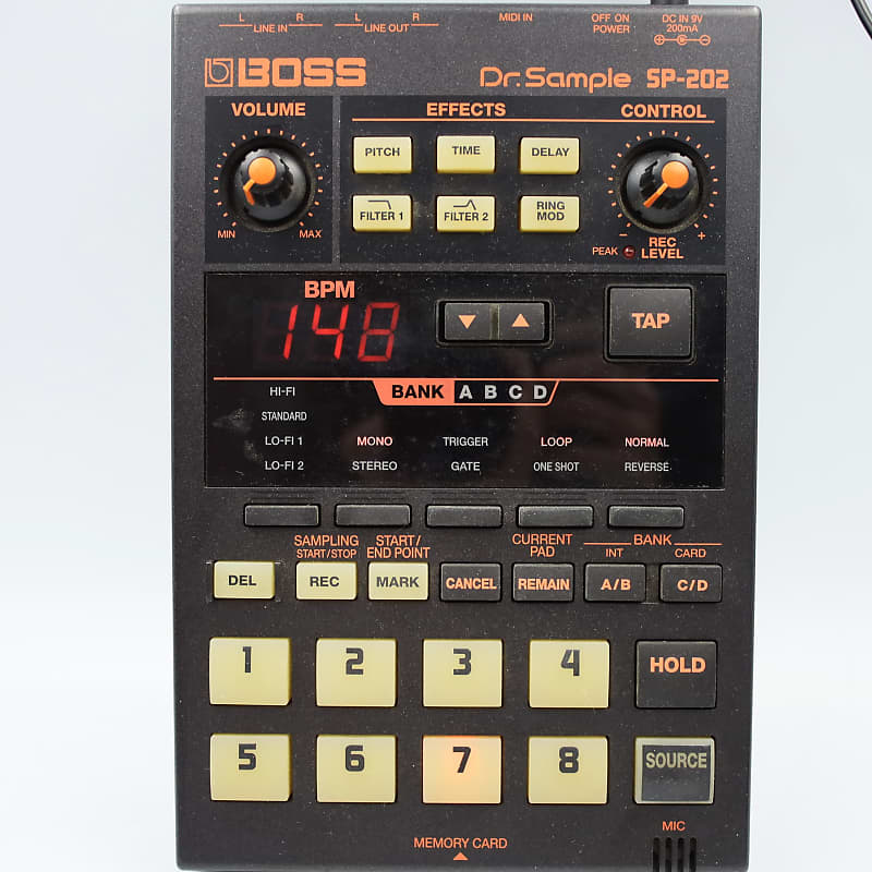 Boss SP-202 Dr. Sample With Memory Card CM53092