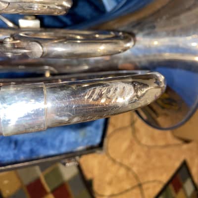 Yamaha YHR-302MS Marching Bb French Horn - Silver-Plated image 7