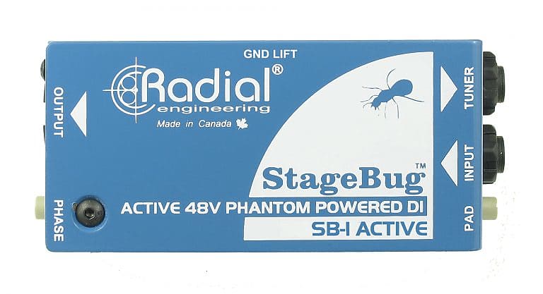 Radial - SB-1 | StageBug Active 48V Phantom Powered DI image 1