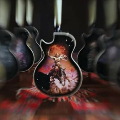 Epiphone Adam Jones Les Paul Custom Art Collection Frazetta The Berserker  4580568430762