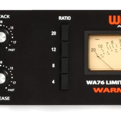 Warm Audio WA76 Discrete FET Compressor  Bundle with ART P16 16-channel XLR Balanced Patchbay image 1