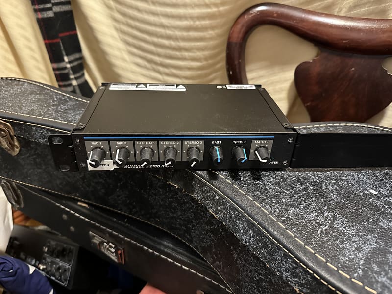 Shure Scm 262 stereo mixer Black Reverb