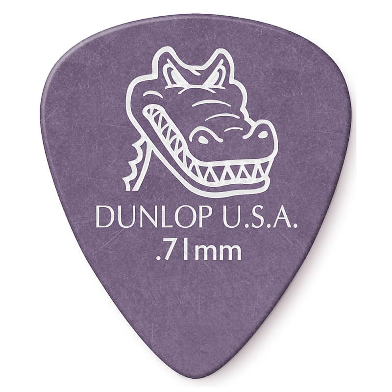 Dunlop .71mm Gator Grip Pick (12-Pack) image 1