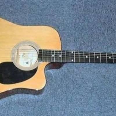 Electro-Acoustic Guitar Natural Estrella Western for sale