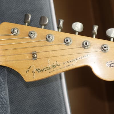 1958 Fender Stratocaster Original Blonde on Ash - w/route image 12