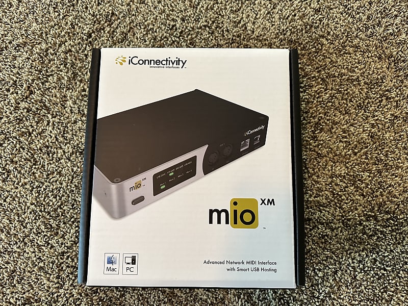 iConnectivity MioXM 4in/4out 5Pin DINMIDI Port Desktop Reverb