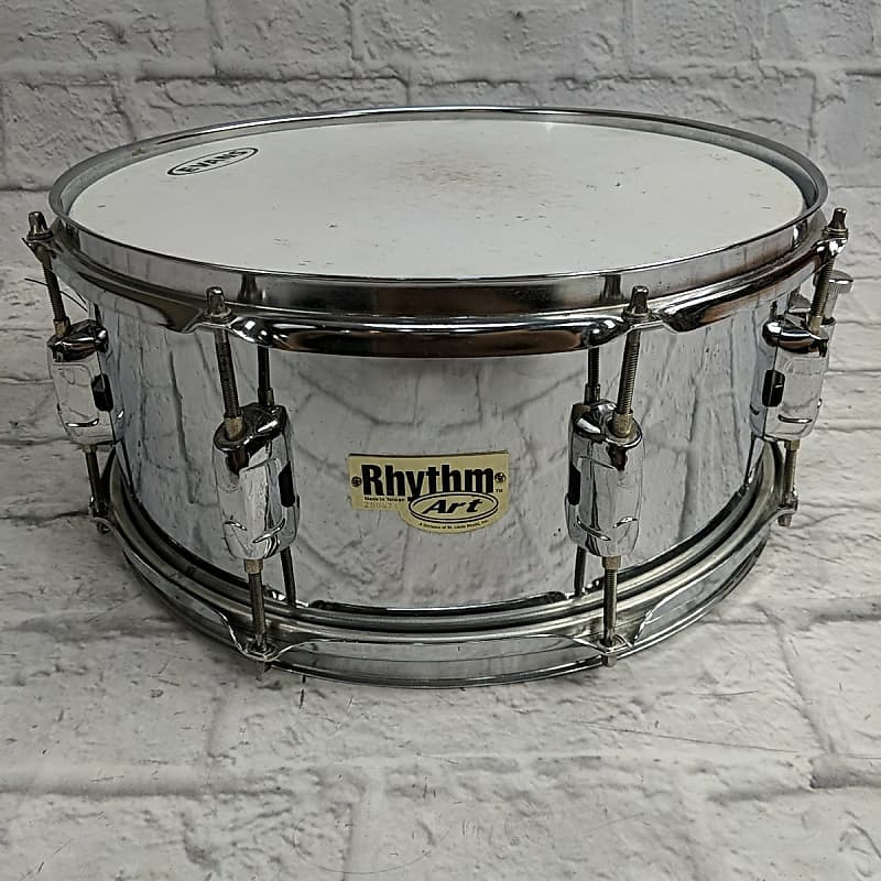 Rhythm Art 14 x 6 Chrome Snare Drum Reverb