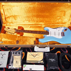 2014 Fender Stratocaster 1960 Custom Shop Closet Classic 60 Strat Sonic Blue image 13