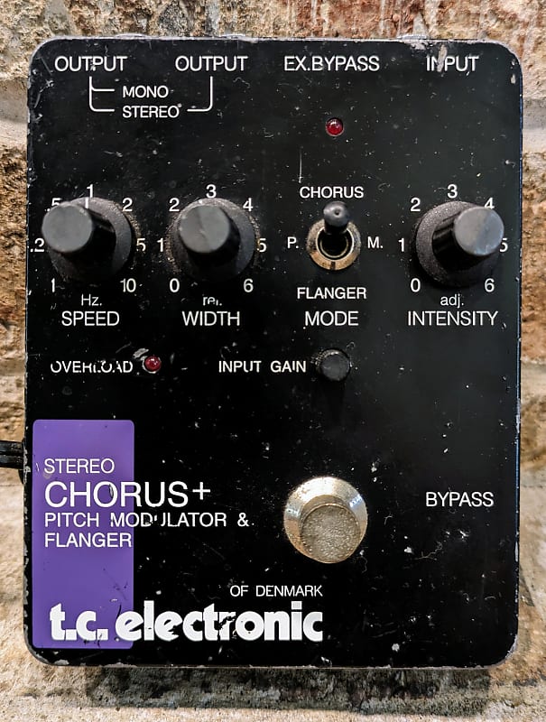 TC Electronic Stereo Chorus + Pitch Modulator & Flanger - Vintage