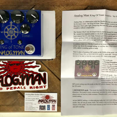 Analogman King of Tone V4 2018 Custom Color | Reverb