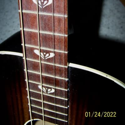 Two 1930's Acoustic Parlor Guitars (One Harmony & One Unknown) For Repair image 4