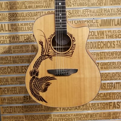 Luna Oracle Phoenix 2 Acoustic/Electric in Natural image 1