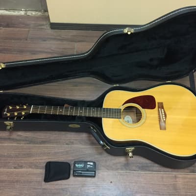 Vintage Fender 800 SX Acoustic Guitar Handcrafted with TKL Hardshell Case for sale