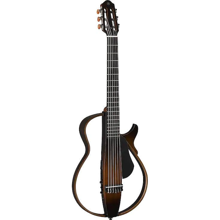 Yamaha SLG200N Silent Nylon String Guitar 2010s - Tobacco Sunburst image 1