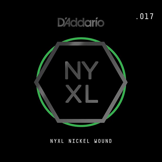D'Addario NYXL Nickel Wound Electric Guitar Single String .017 image 1