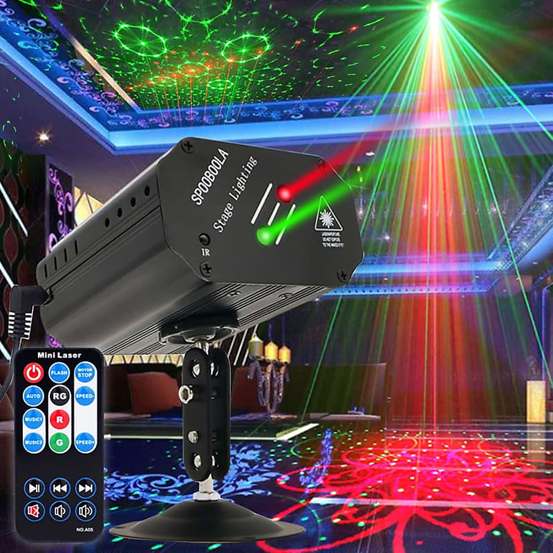 Auoyo Laser Lights Stage Lights Party Lights DJ Disco Sound