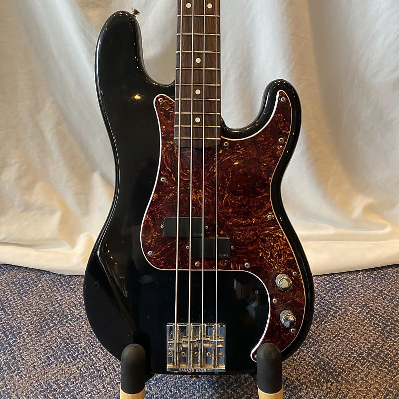 Squier Jv Precision Bass 1983 Black Reverb