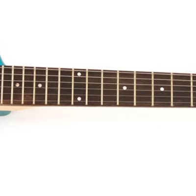 Hofner Shorty Travel Electric Guitar - Blue image 4