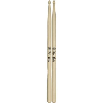 Vic Firth Signature Series Drumsticks - Danny Carey - Wood TipSignature Wood Tip Drumsticks, 16-1/2" Length, and .630"-.695" Diameter - (1 pair)