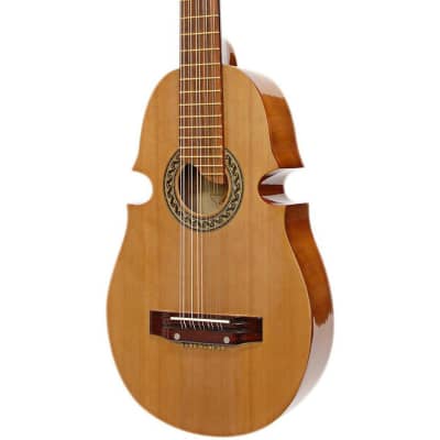 Paracho Elite Santiago 10-String Puerto Rican Classical Cuatro Guitar, Natural image 2