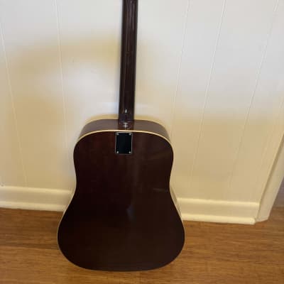 Vintage 1970s Epiphone FT-145 Acoustic Guitar image 8