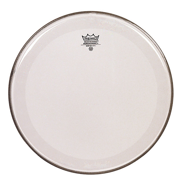 Remo Powerstroke P4 Clear Drum Head 8" image 1