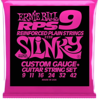 Ernie Ball Super Slinky RPS Nickel Wound Electric Guitar Strings, 9-42 image 2