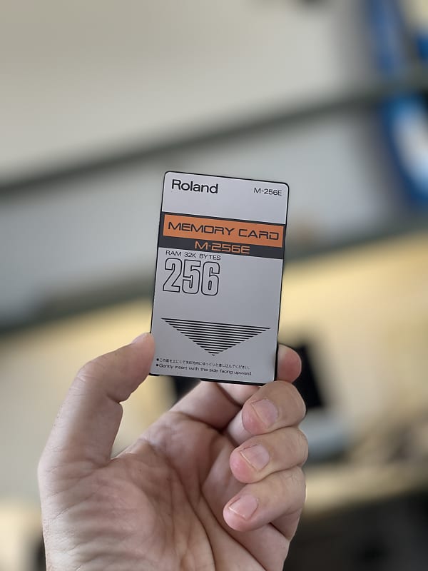 Roland M-256E Memory Card Ram 32K Bytes 256 image 1
