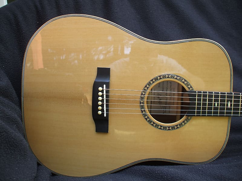 Special Edition dreadnought, torified european Spruce top granadillo rosewood back and sides, as seen on youtube hand made by Gary Montgomery. image 1