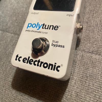 TC Electronic Polytune Poly Chromatic Tuner True Bypass Guitar/Bass Effect Pedal for sale