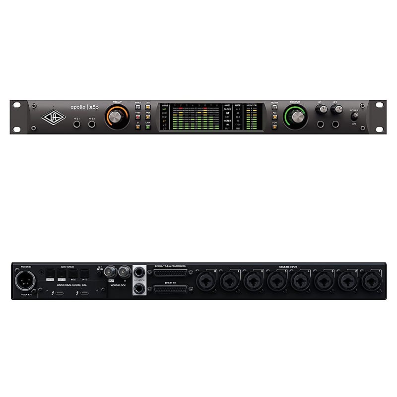 Universal Audio Apollo x8p Elite Audio Conversion Recording Interface |  Reverb