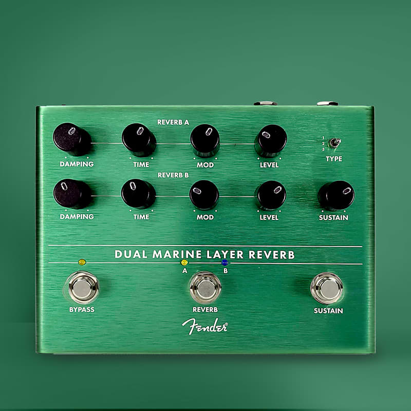 Used - Fender Dual Marine Layer Reverb Guitar Effects Pedal image 1