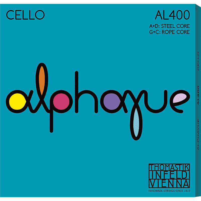 Thomastik-Infeld AL400 3/4 Alphayue 3/4 Cello String Set - Medium image 1