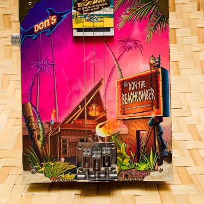 LACE Electric Cigar Box Guitar "Tiki Traveler Edition" (Don The Beachcomber by Doug Horne) - 3 String image 1