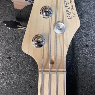 Nashville Guitar Works NGW215BK P Bass in Black image 3