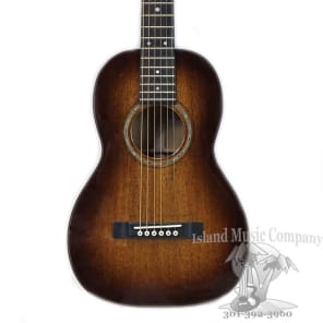 Martin Guitars Size 5 Custom Shop Mahogany Acoustic Guitar 1933 Ambertone Sunburst Finish image 8