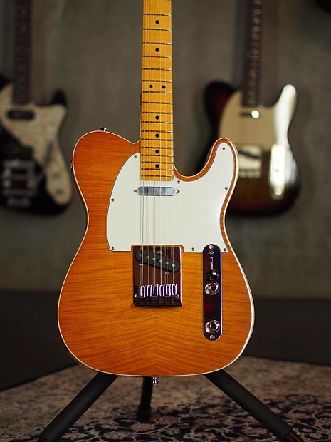 Telecaster flame maple shop top