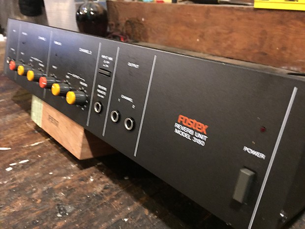 Fostex 3180 Analog Stereo Spring Reverb - Great for Studio or Live