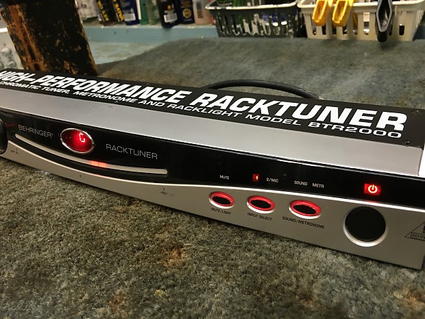 Behringer BTR 2000 Rack Tuner with Lights