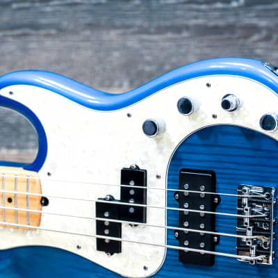 Fender Precision Bass Deluxe Blue Burst 4-String Electric Bass w/Case #N7248398 image 7